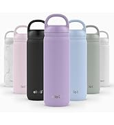 Ello Cooper Twist 22oz Stainless Steel Water Bottle with Chug Lid | Leak Proof Double Walled and ...