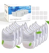FEELNEEDY 10 Pack Pet Water Fountain Filter Replacement for 135 fl oz/4L Wilreless Cat Water Foun...