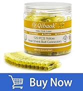 heat shrink butt connectors yellow