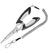 Booms Fishing H01 Small Fishing Pliers Scissors Braid Cutters Lightweight Stainless Steel Fishing...