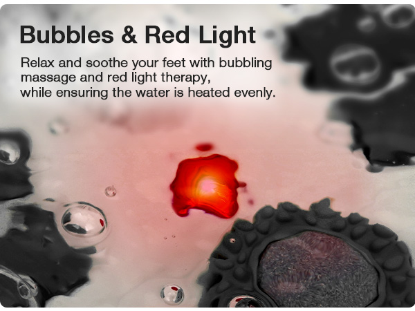 foot bath spa with heat and massage