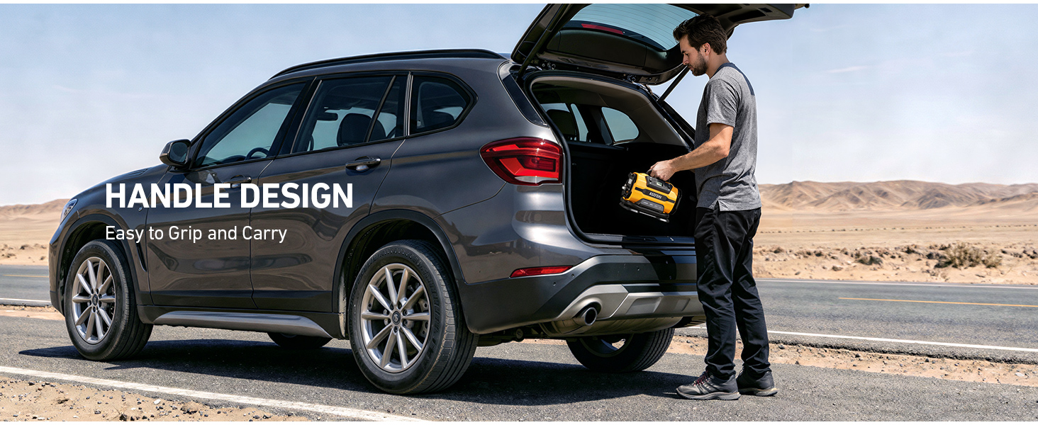 HANDLE DESIGN Easy to Grip and Carry