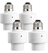 DEWENWILS Light Sensor Socket, Dusk to Dawn Sensor Socket, E26 E27 Light Bulb Socket for Light Fi...