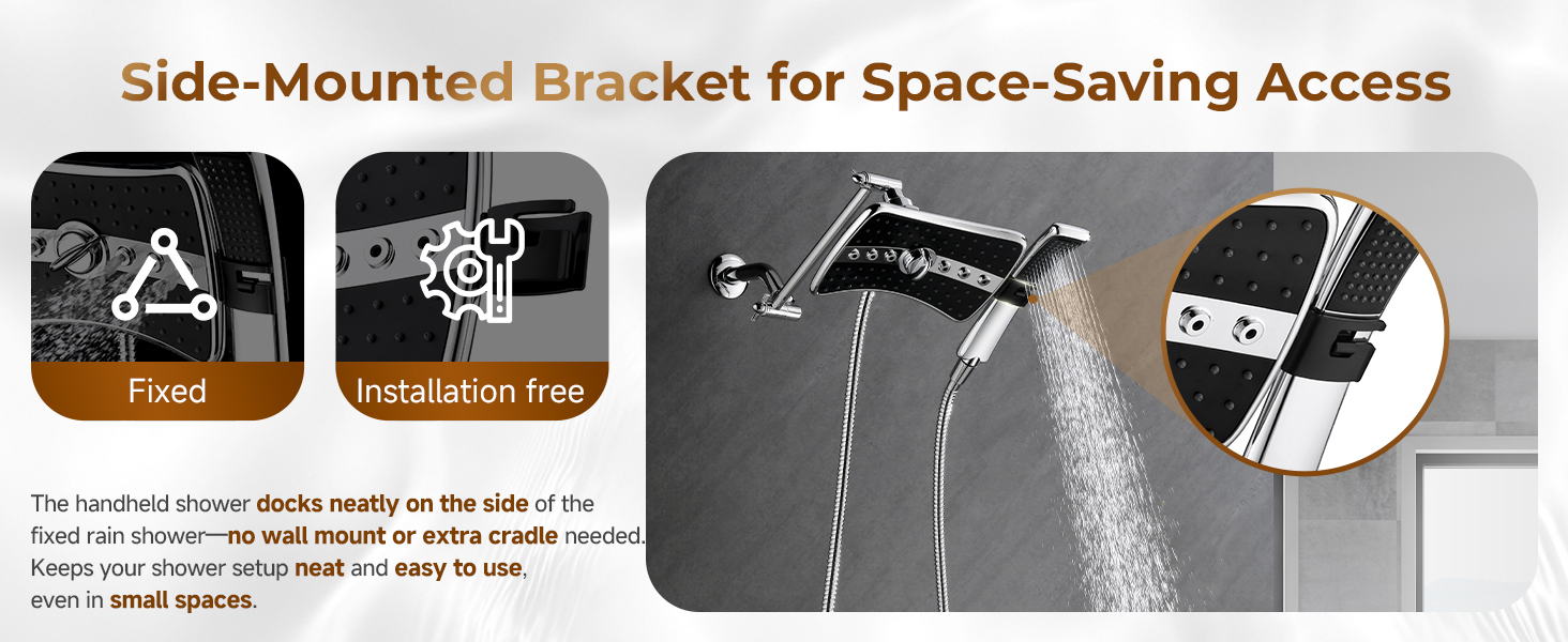 shower head with handheld