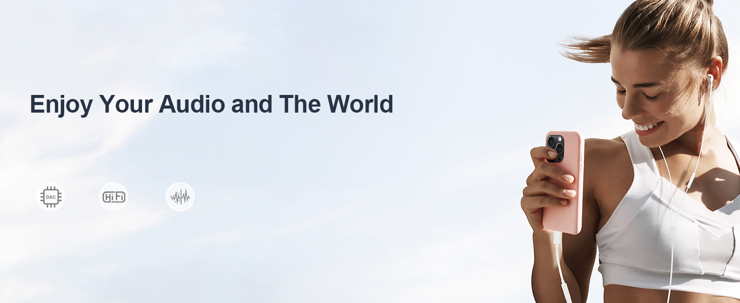 USB-C to 3.5mm Audio Headphone Adapter