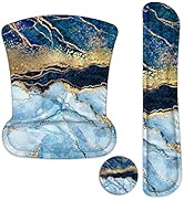 Lateefah Mouse Pad Wrist Support, Keyboard Wrist Rest and Mouse Pad, Memory Foam Wrist Rests for ...