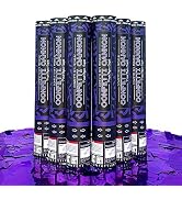 Confetti Sky [6 Pack] 12 Inch Confetti Cannons | Purple Mylar Confetti Poppers for Wedding Celebr...
