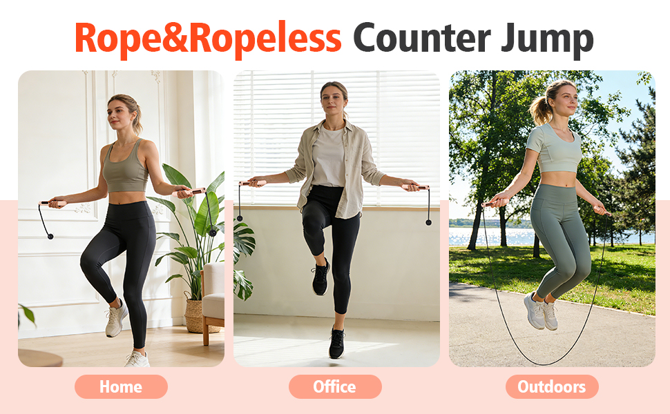 Rope &amp;amp; Cordless Jump Rope