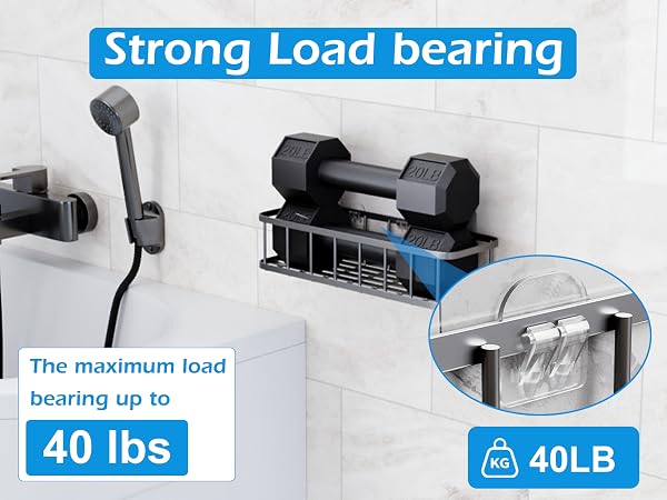 shower shelves adhesive