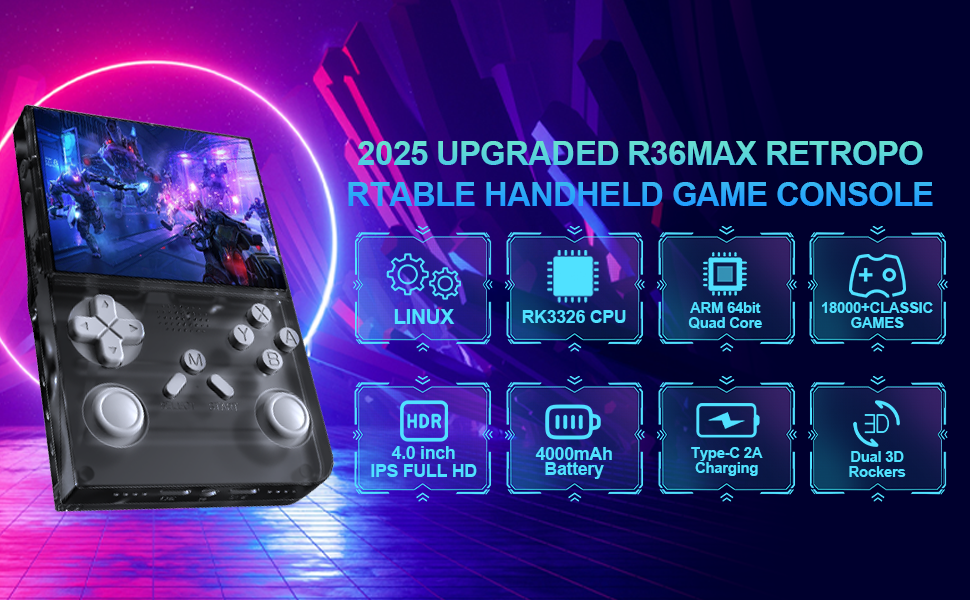 40S Pro+ Handheld Game Console