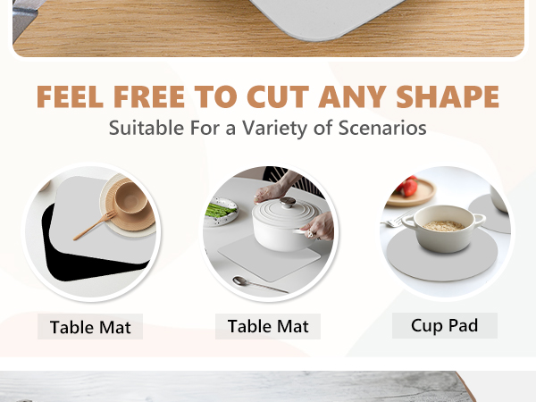 Feel free to cut any shape