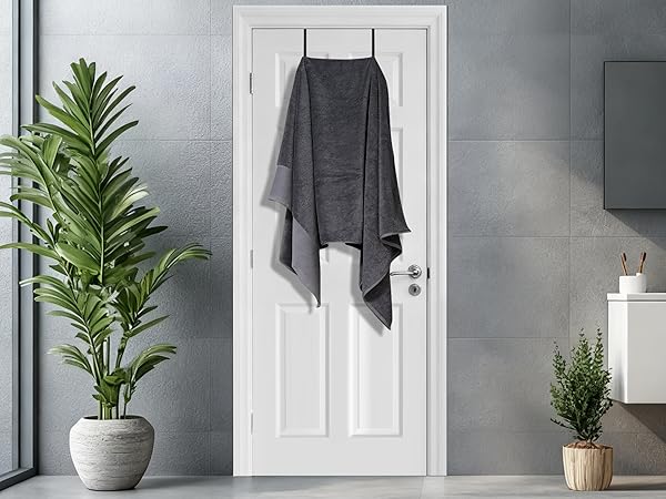 over door hook 2pcs hang damp bath towel