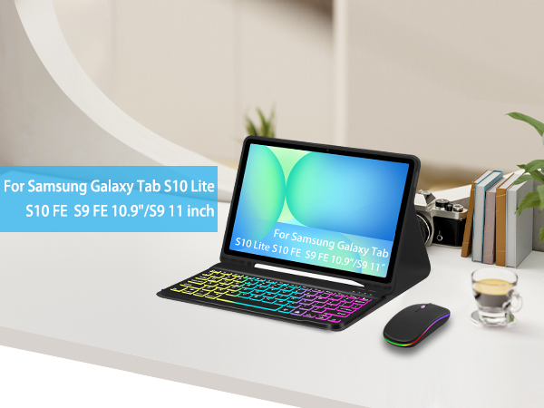 galaxy tab S10 lite case with keyboard