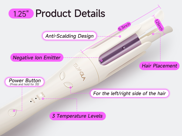 self curling hair curler