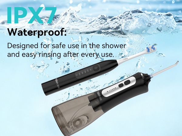 h2ofloss electric toothbrush and water flosser combo