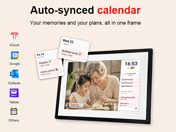 Auto-Synced Calendar