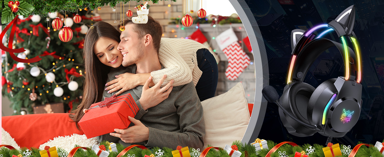 christmas gift gaming headset for ps4 ps5 pc switch xbox