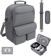MS.CLEO Carrying Case for Meta Quest 3S/3/2, Travel Case with Bag Strap, Large-Capacity Protectiv...