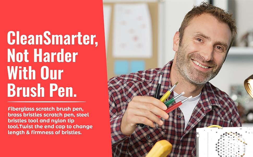 Scratch Brush Pens Set