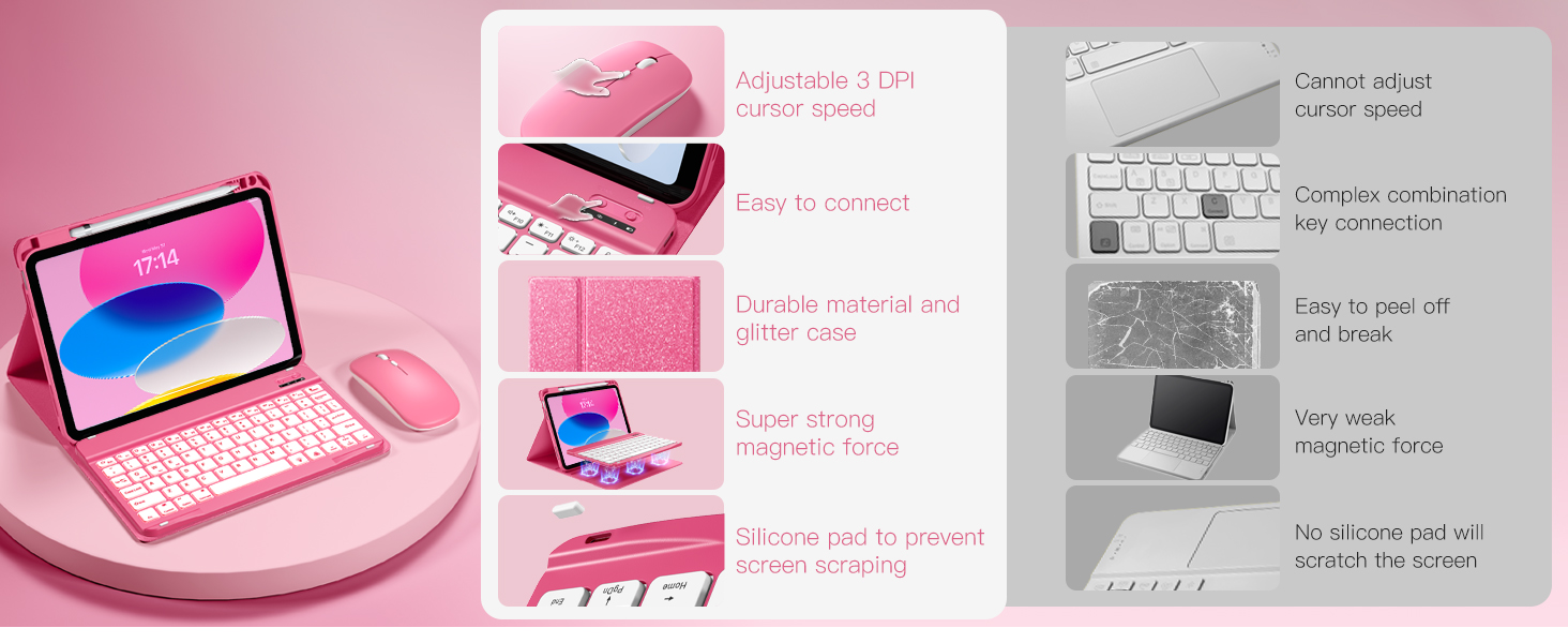 10th gen ipad case with keyboard