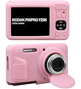 Supmay Silicone Camera Case for Kodak PIXPRO FZ55 16MP Digital Camera, Soft Silicone Protective C...