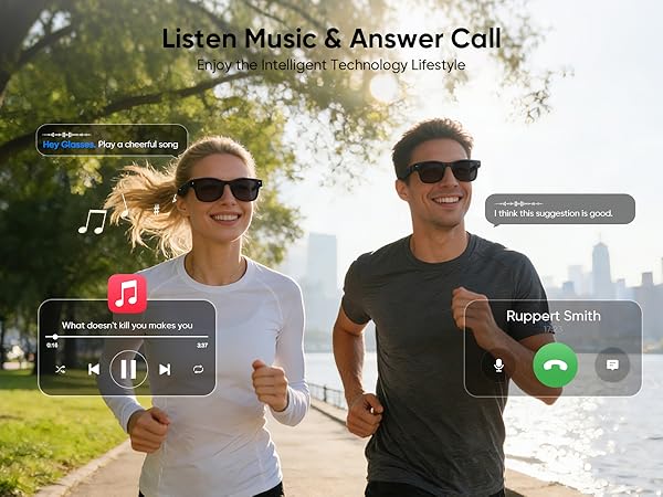 smart glasses with camera for men