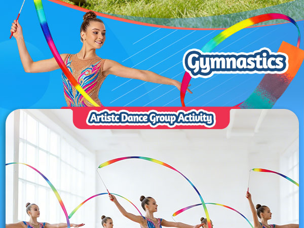 20 Pack Ribbon Dancing Wands for Kids