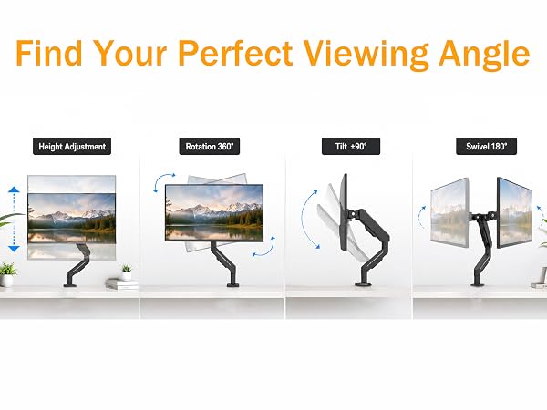 monitor arm single