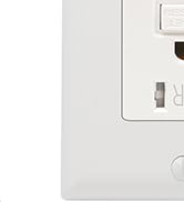 2 Pack - POWAWINI GFCI Outlet 20 Amp, UL Listed, Self-Test, Tamper-Resistant, Weather Resistant R...