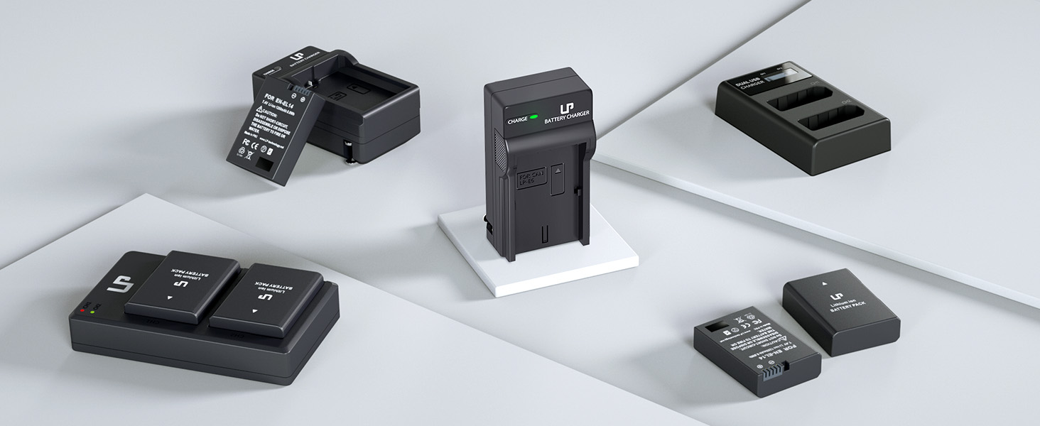 Canon EOS 90D, 80D, 70D battery charger