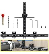 DOCXCDO Aluminum Alloy Cabinet Hardware Jig - Precision Drilling Guide Tool for Cabinet Door/Draw...