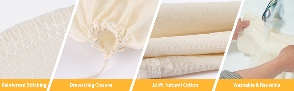 cheesecloth bags for straining