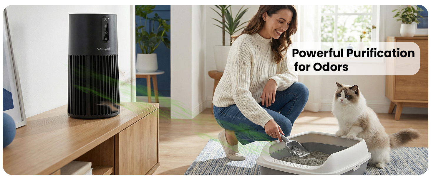 hepa air purifier smart wifi air purifiers for bedroom for home pets large room office kitchen
