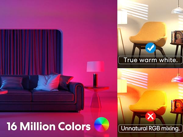 meross Smart RGBWW WiFi LED Bulbs