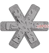 18 PCS pan Protectors for Stacking,Set of 3 Different Size 11/14/15 inches,pan separators Protect...