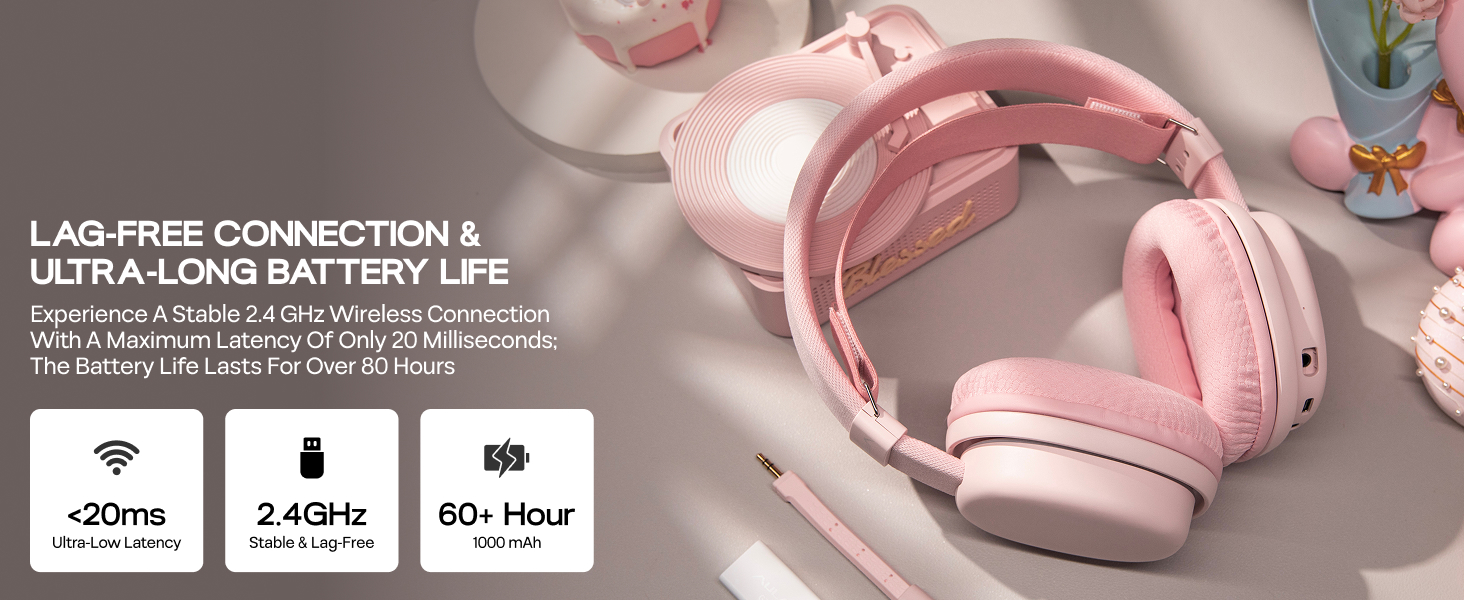G7 Headset Pink