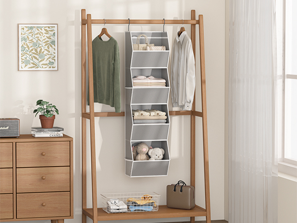 hanging closet organizer