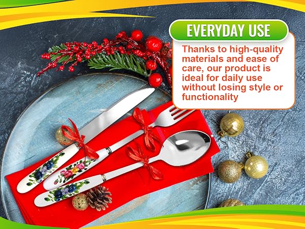 tablespoon set metal tablespoon flower spoon dinner spoons