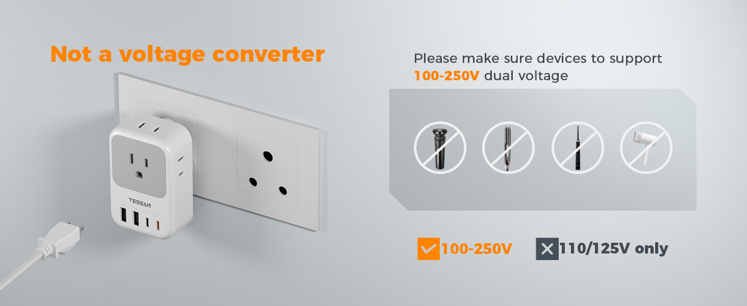 South Africa Travel Plug Adapter
