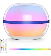 LOFTEK LED Ball Light, 3.5-inch Magnetic Rechargeable Globe Lights, Color-Changing Ball Lamp with...