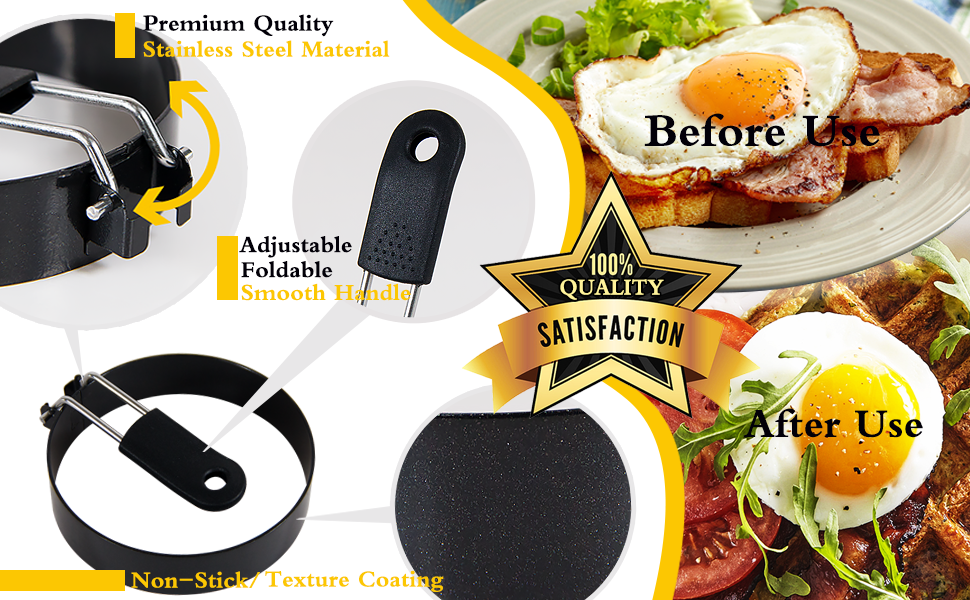 LXLOVESM 3&amp;#39;&amp;#39;+4&amp;#39;&amp;#39;+6&amp;#39;&amp;#39; Egg Rings Set