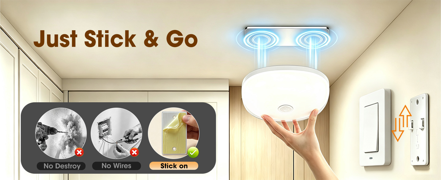 wireless ceiling light