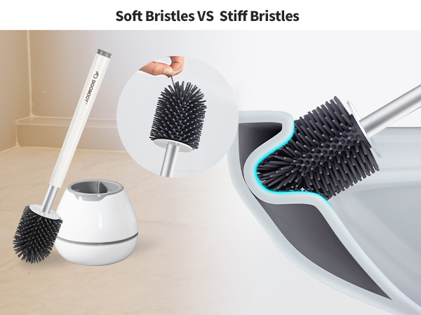 silicone toilet brush