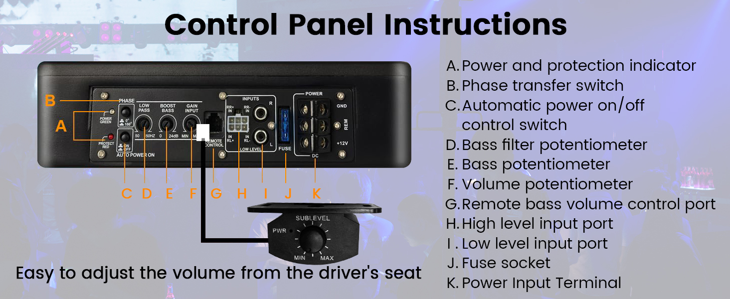 underseat subwoofer, subwoofer, subwoofer car, car subwoofer, car subwoofer amp combo