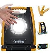Adiding Rechargeable LED Work Light 4400mAh, Portable Flood Light Underhood Work Light with Senso...