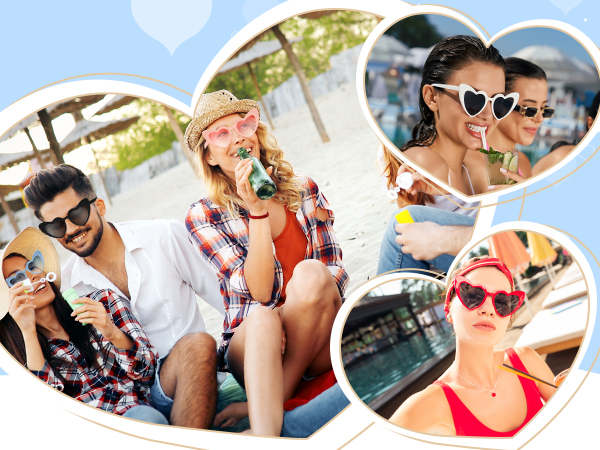 The bridesmaid sunglasses