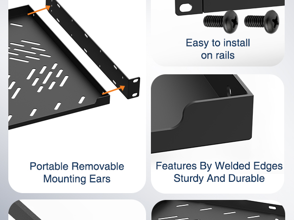 1u rack shelf