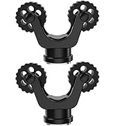 YAKHACKER Kayak Paddle Holder, Kayak Track Mount Accessories for Fishing, Flexible Paddles Holder...