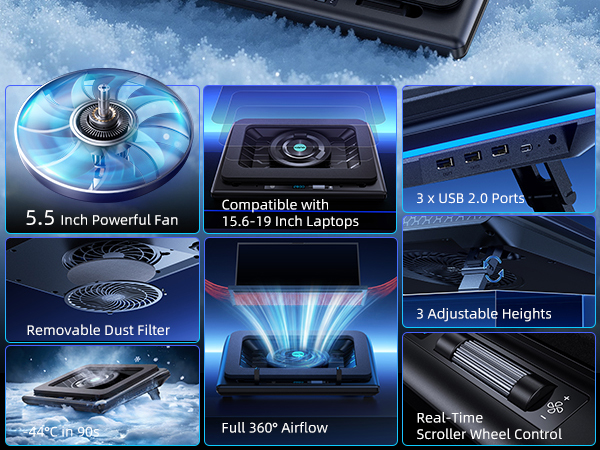 llano V12 laptop cooling pad