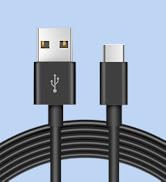 16.4Ft/5M Long USB C Cable, Durable USB A to USB C Charging and Data Sync Cord, Power Extension C...